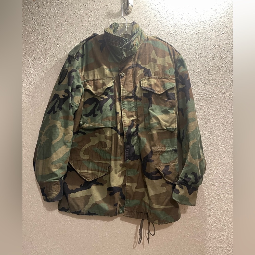 Military Woodland BDU/US Camo/Green Lined Army Camo Jacket/Coat